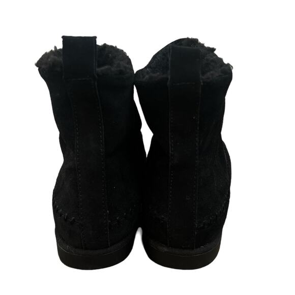 NWOT Women’s Steve Madden Tommy Suede Casual Black Ankle Boots – Sz 8 - Picture 5 of 9
